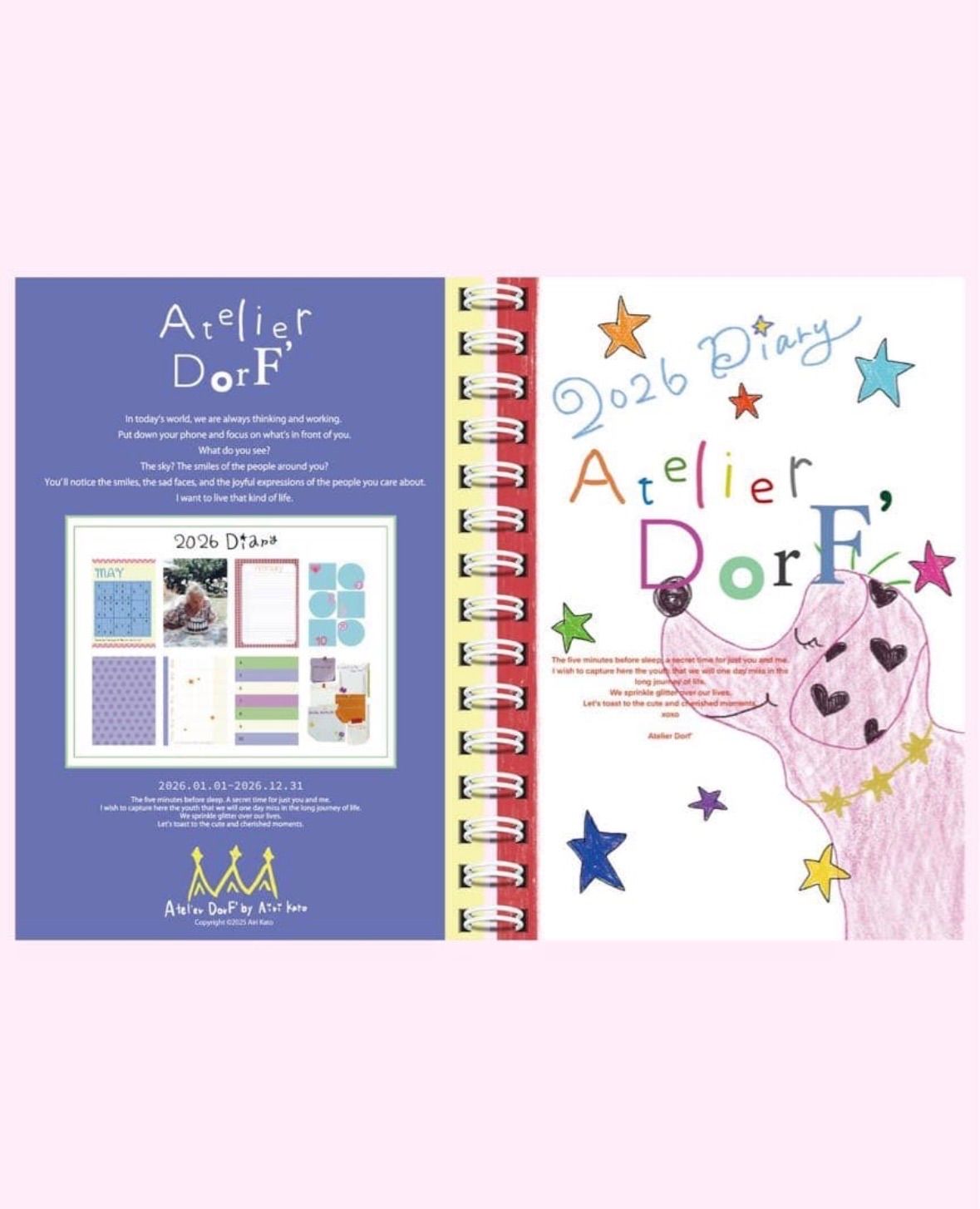 Atelier DorF' 加藤あいり 2026 スケジュール帳 - メルカリ