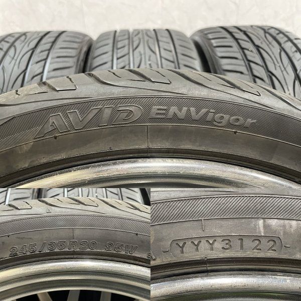 YOKOHAMA AVID ENVigor 245/35R20 夏タイヤ WORK グノーシス GR204 GR4 YOKOHAMA AVID ENVigor 245/35R20 夏タイヤ WORK グノーシス GR204 GR4