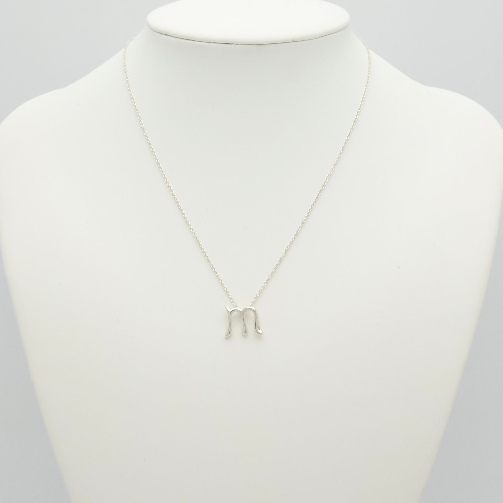 美品】ティファニー TIFFANY&Co. レター イニシャル M エルサ