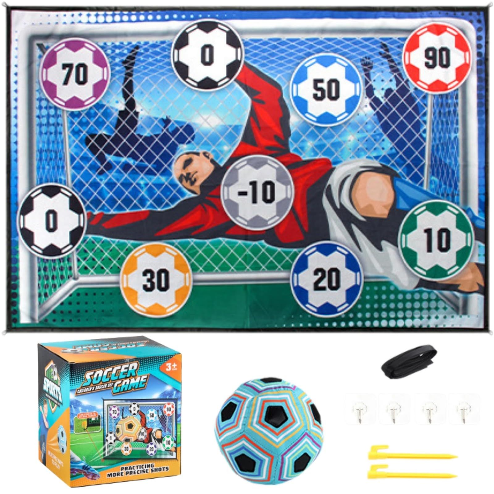 ドナリー サッカー 的当て ゲーム 柔らかいボール付き 幅150cm ゴール