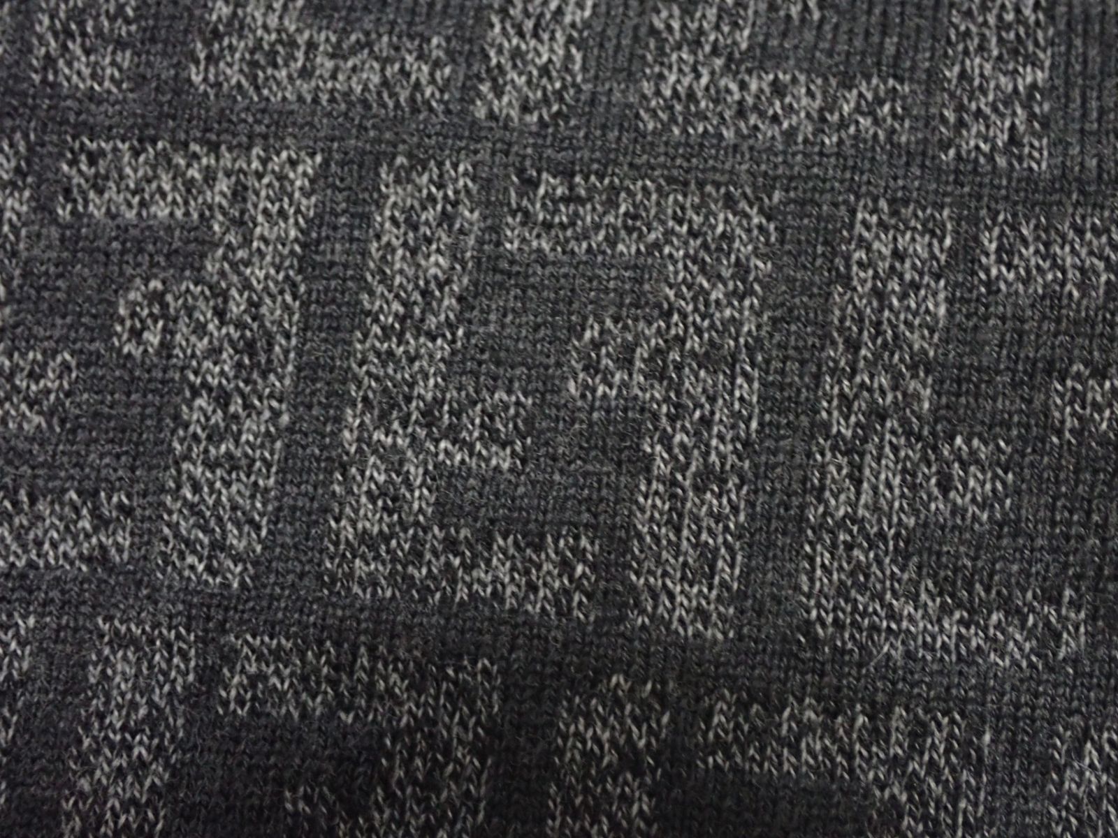 FENDI フェンディ ズッカ柄 ペカン ウール マフラー グレー系カラー