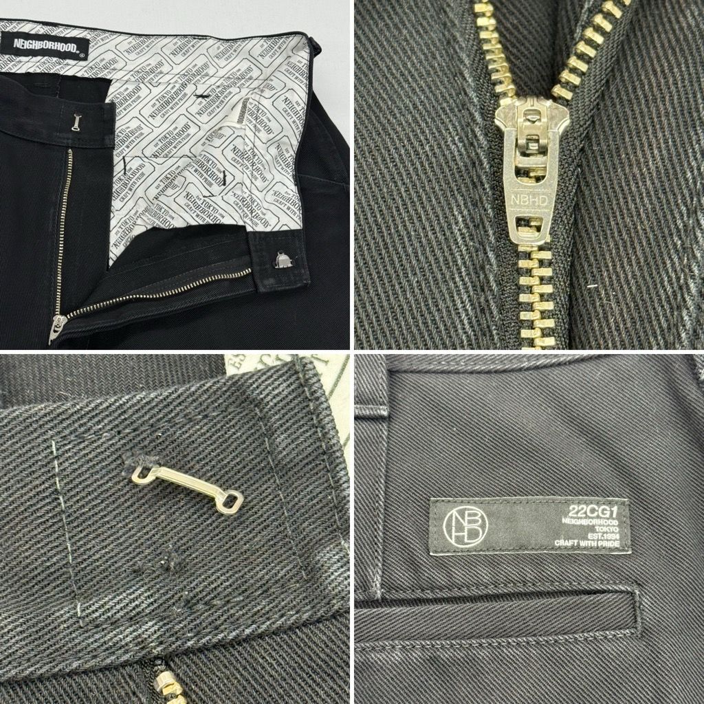 NEIGHBORHOOD 22SS WP WIDE EC-PT Black サイズL 221BENH-PTM01