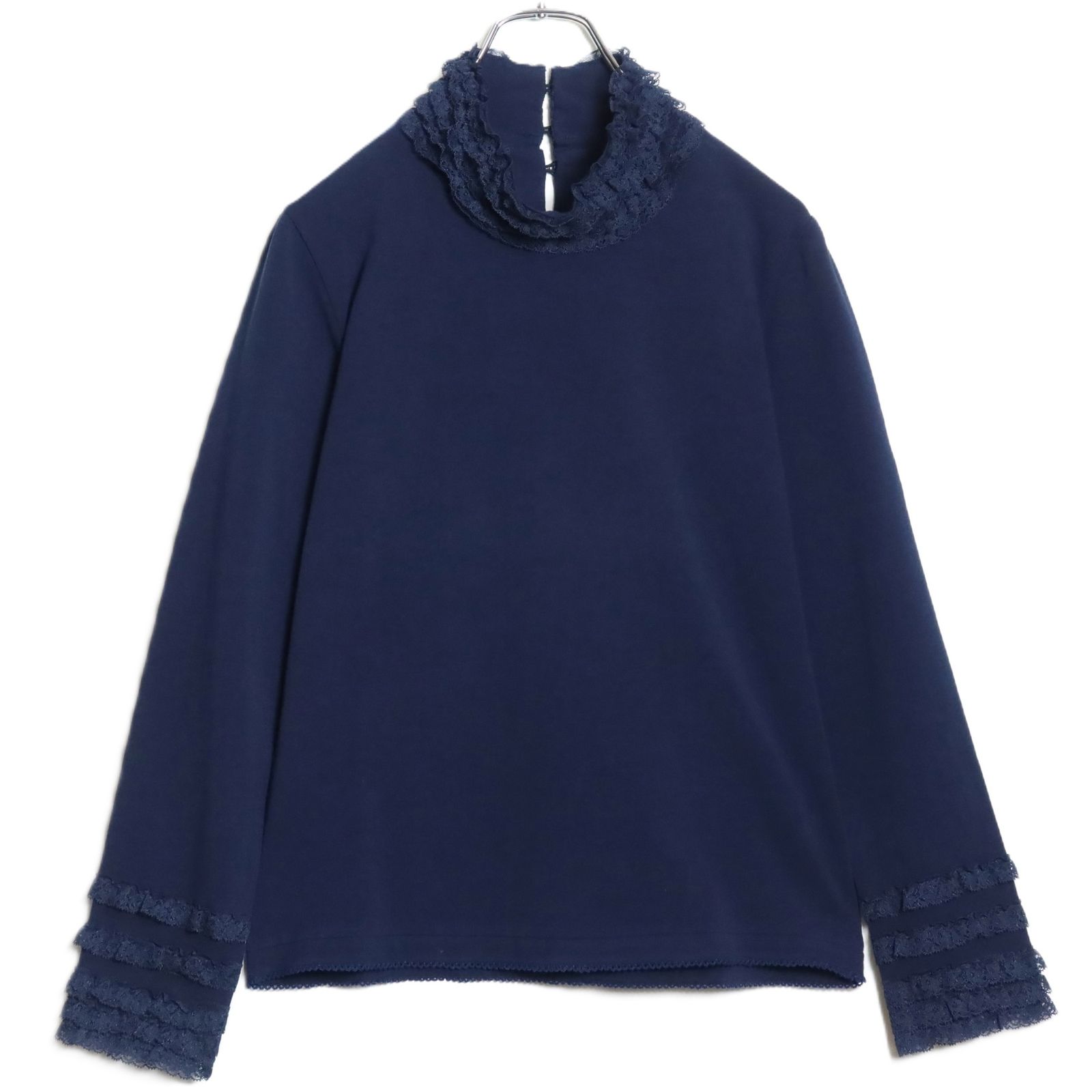 極美品】ピンクハウス☆段々フリルレース♪長袖カットソー 大きい