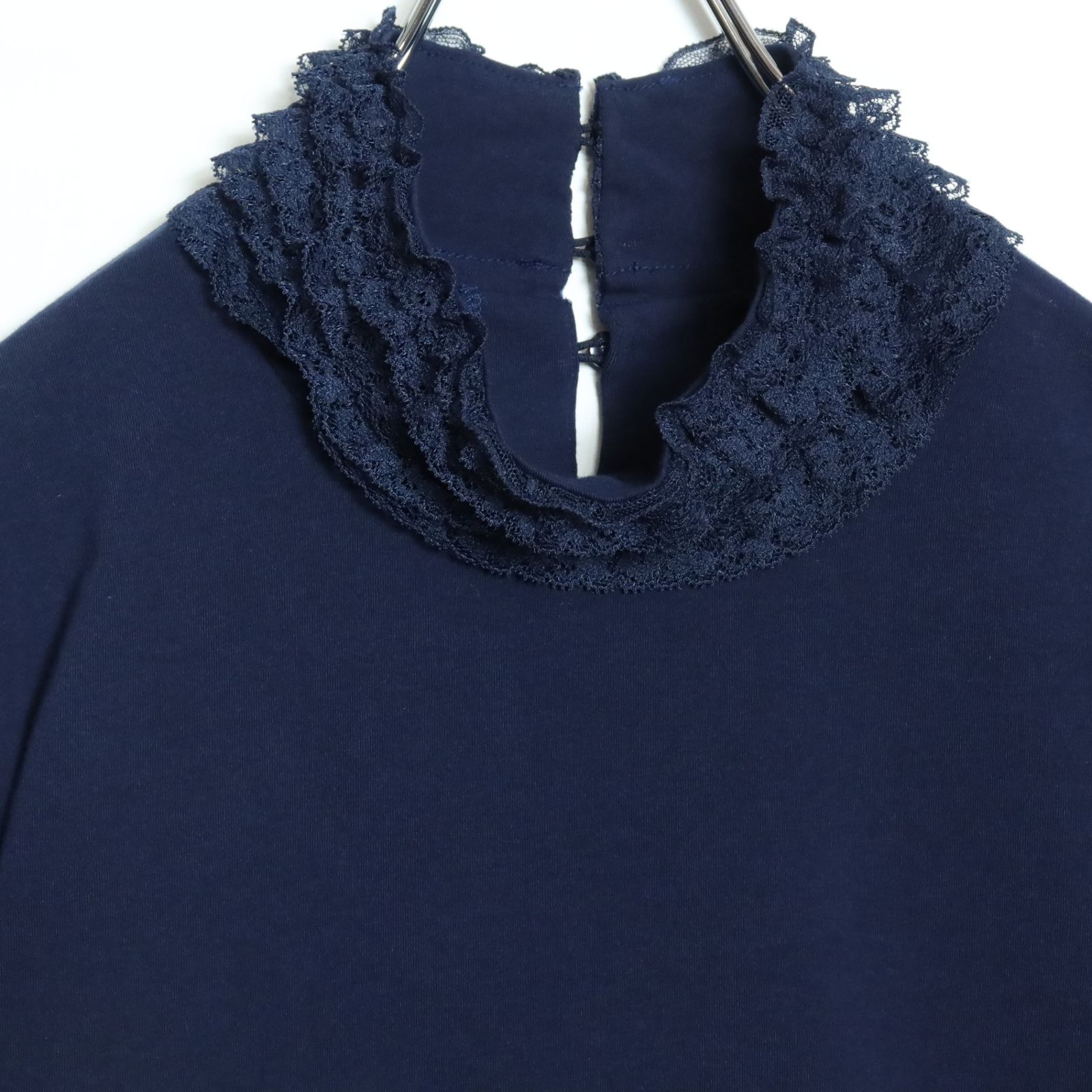 極美品】ピンクハウス☆段々フリルレース♪長袖カットソー 大きい