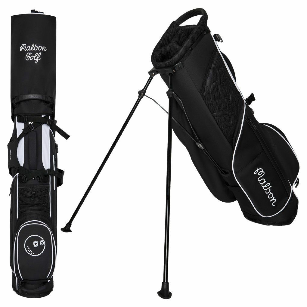 Cb【新品未使用品】マルボンゴルフ キャディバッグ MALBON WALKING BAG