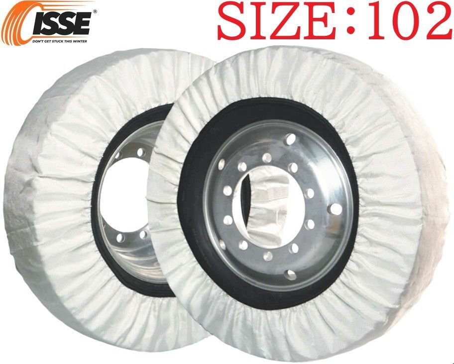 【M's】 イッセ スノーソックス 102 トラック＆バス 20インチ 布製 タイヤチェーン 社外 パーツ 部品 ISSE イッセ・スノーソックス 非金属タイヤチェーン 布チェーン 大型車両 トラック バス ト