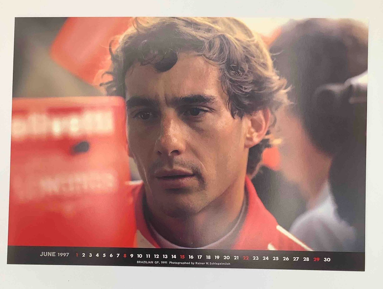 アイルトン・セナ オフィシャルカレンダー 1997年 F1 Ayrton Senna