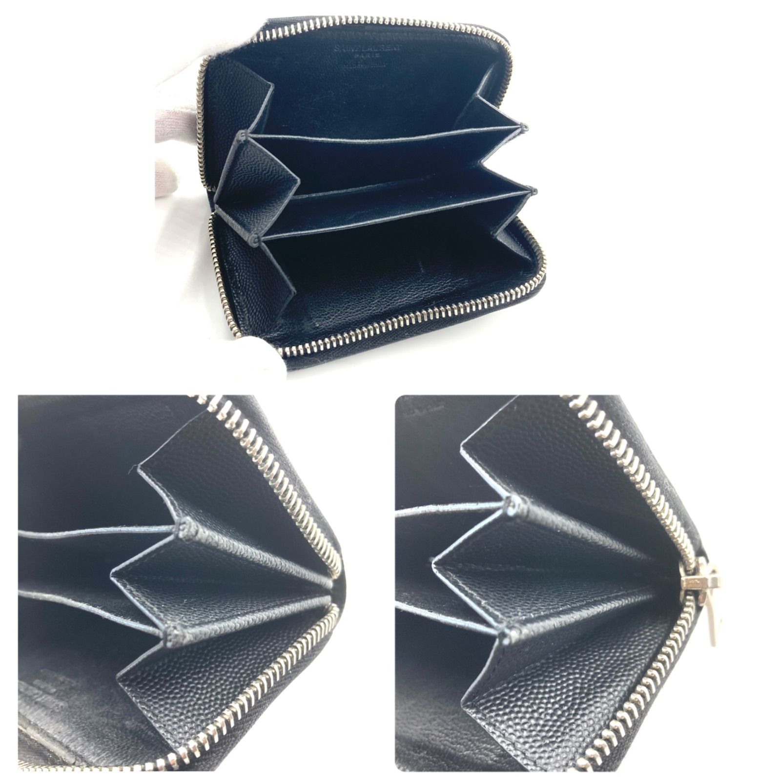 SAINT LAURENT PARIS サンローランパリ ジップアラウンド コインケース 