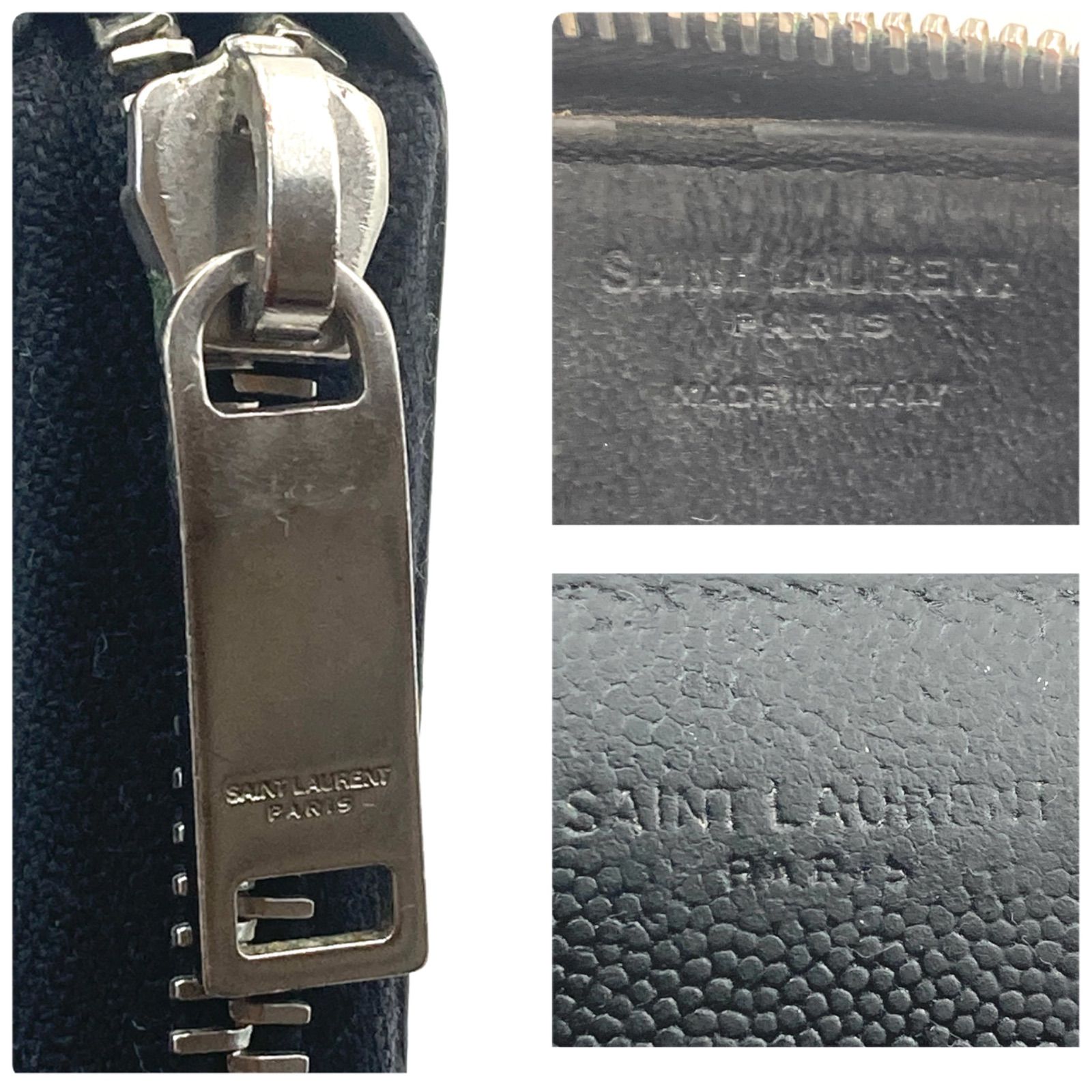 SAINT LAURENT PARIS サンローランパリ ジップアラウンド コインケース 