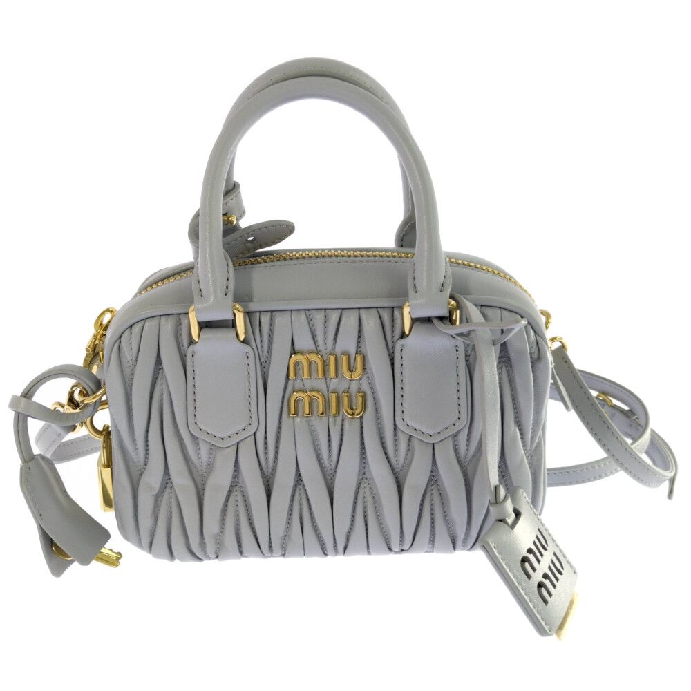 miu miu ミュウミュウ マテラッセ・2WAYショルダーバッグ/2025年新作