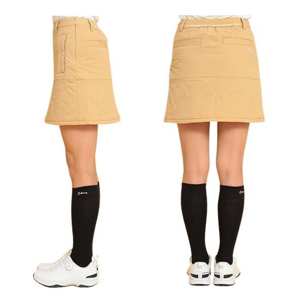 キャロウェイ ゴルフ レディース スカート 裾フレアー 中綿 キルトスカート Callaway Golf C24228204 キャロウェイ ゴルフ レディース スカート 裾フレアー 中綿 キルト