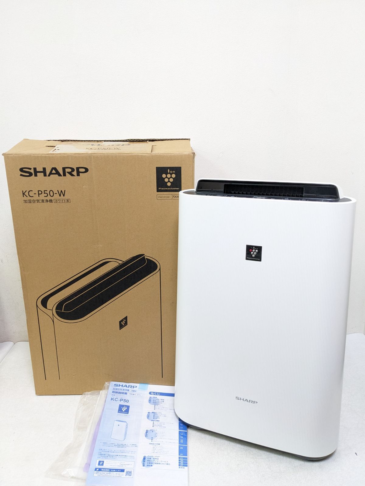 SHARP KC-P50-W 加湿空気清浄機 2022年製 - メルカリ