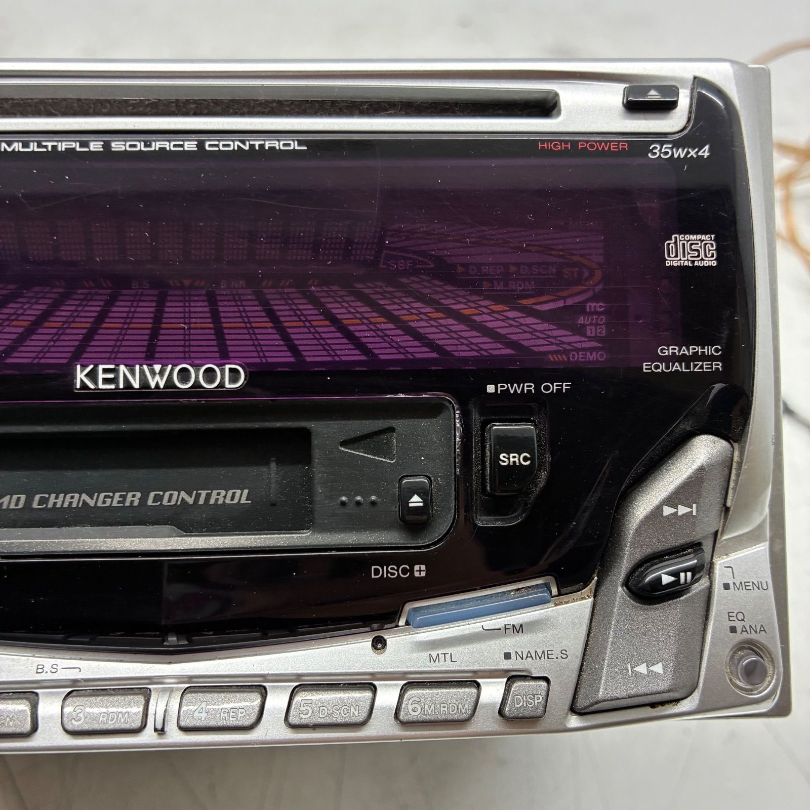 当時物】KENWOOD ケンウッド DPX-4000 2DIN カーオーディオ チューナー