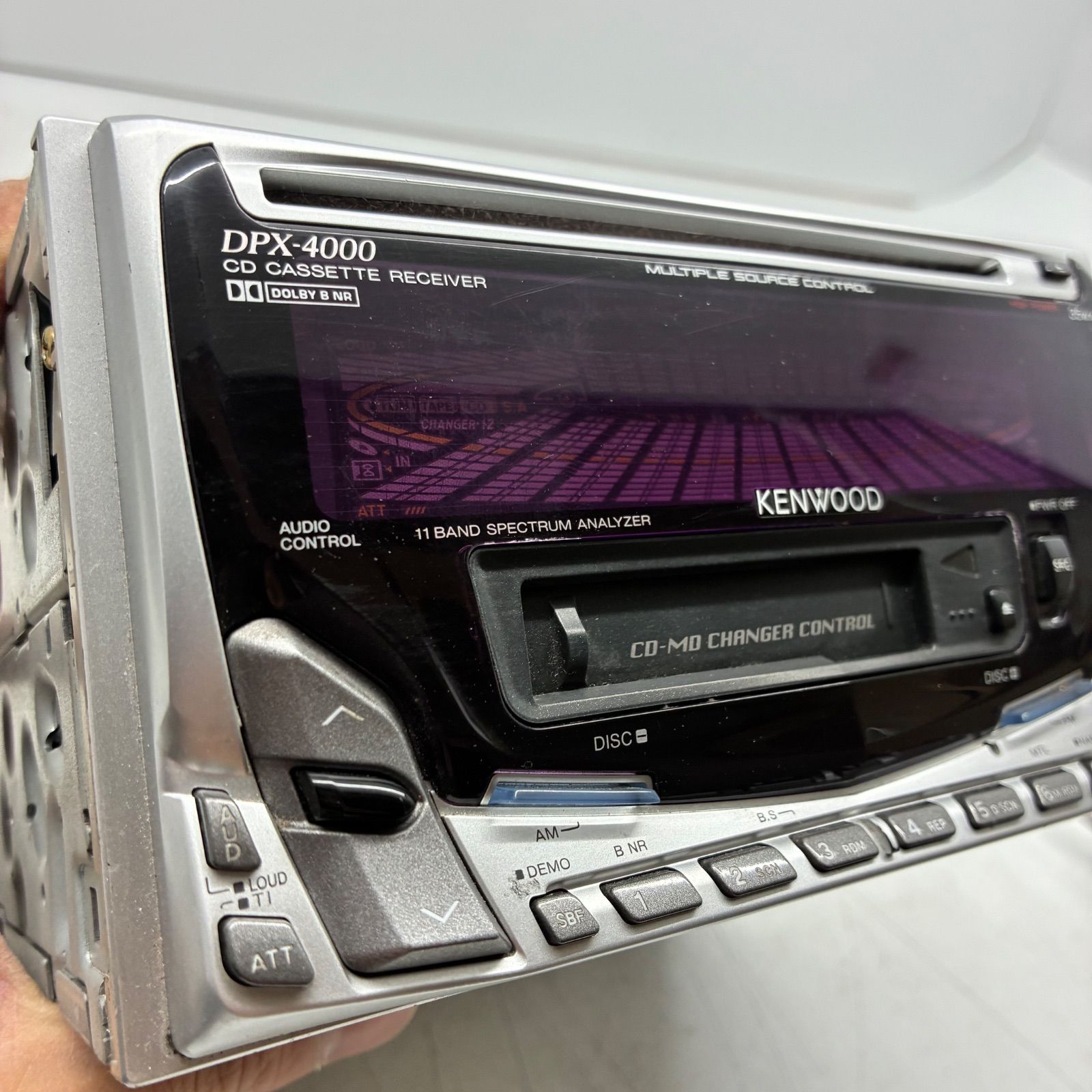 車 【当時物】KENWOOD ケンウッド DPX-4000 2DIN カーオーディオ 