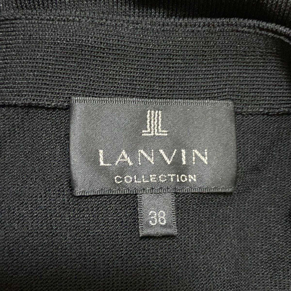 ランバンクルーネックセーター サイズ38黒 ランバンクルーネックセーター サイズ38黒 ランバンクルーネック