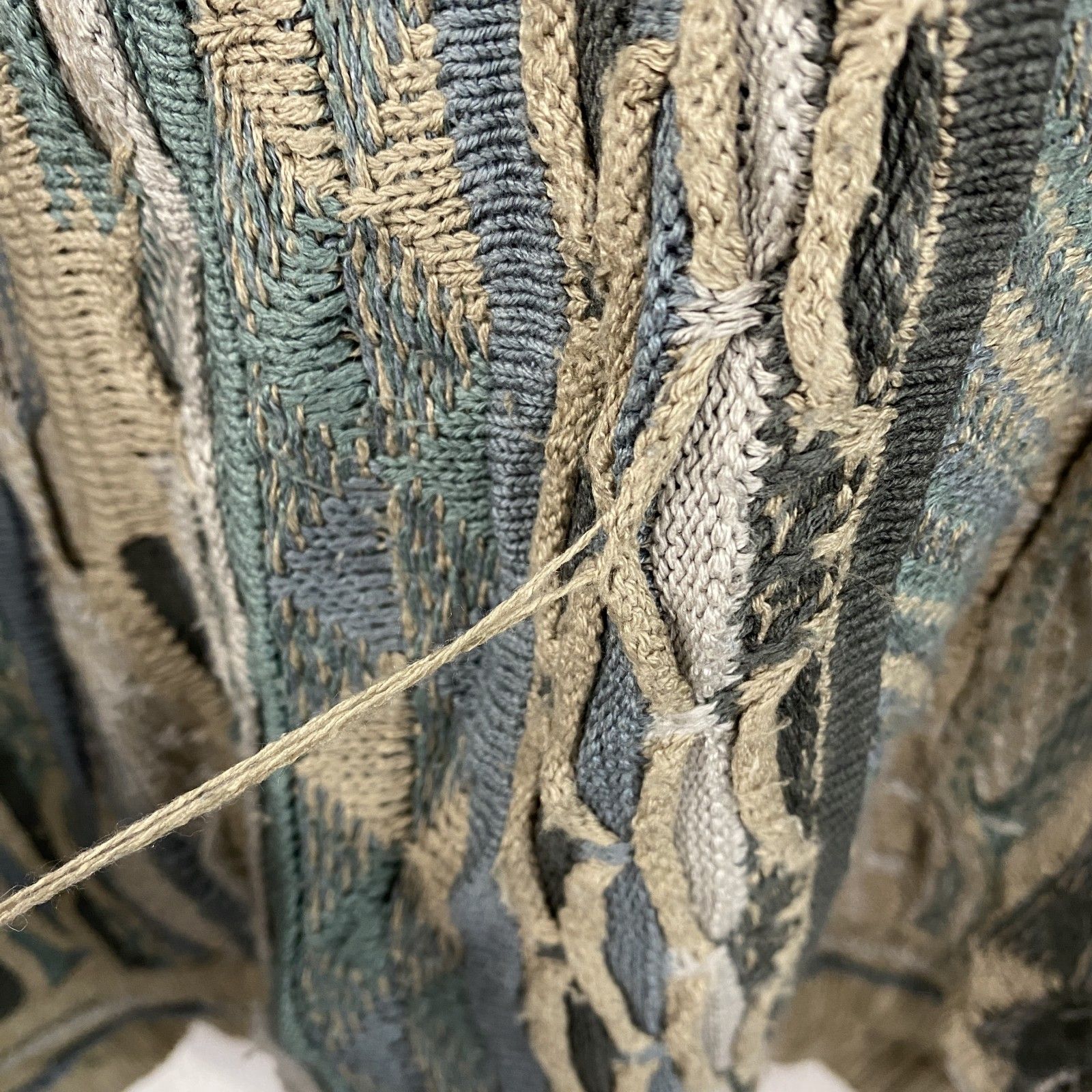 古着 used Protege COOGI風アクリルニットセーター 3Dニット 総柄