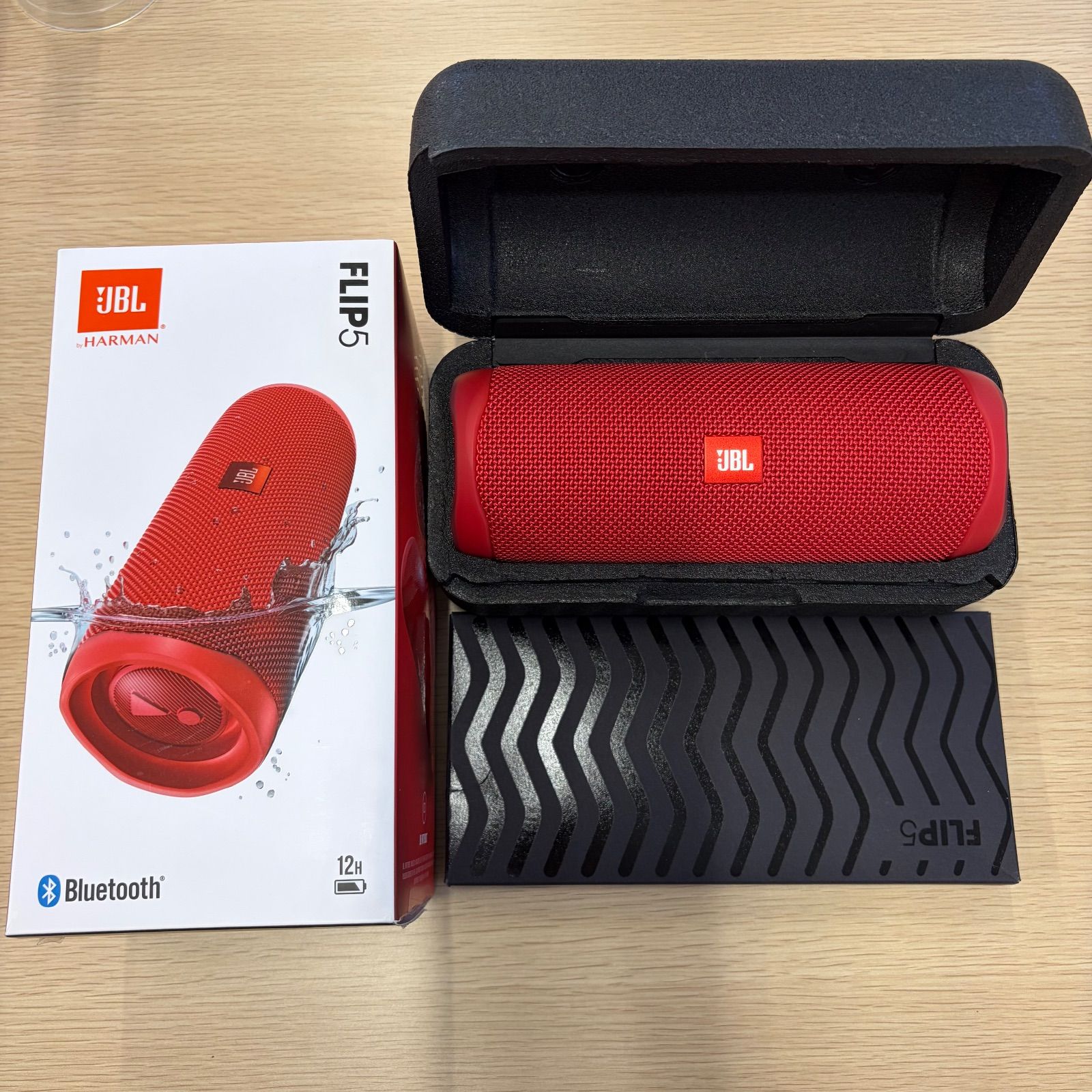 付属品完品】JBL FLIP5 レッド ワイヤレススピーカー - メルカリ