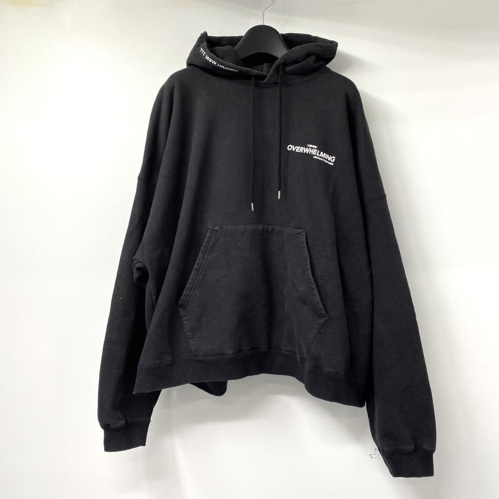 【中古】DAIRIKU × TTT MSW × Lieu スウェット パーカー ブラック ダイリク×ティー×リュウ[17][240017736276] 中古】DAIRIKU × TTT MSW × Lieu スウェット パーカー ブラック