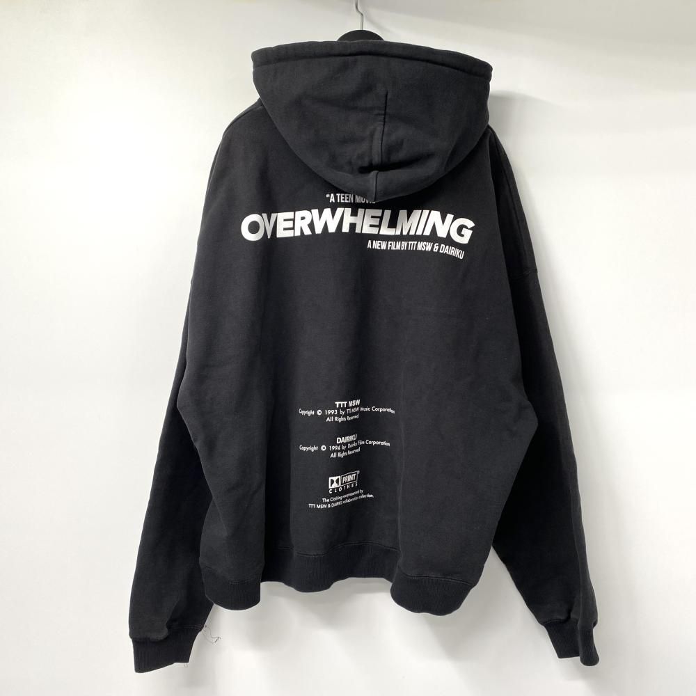 中古】DAIRIKU × TTT MSW × Lieu スウェット パーカー ブラック