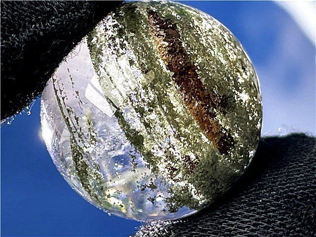 AAA級天然ガーデンクォーツ丸玉B88P1/78P04D