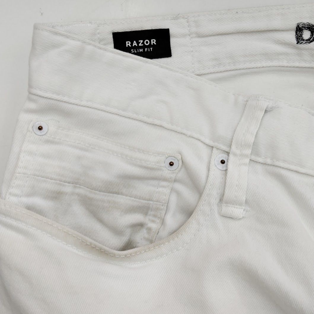 DENHAM RAZOR デンハム レイザー ホワイトデニム L/32 スリムフィット
