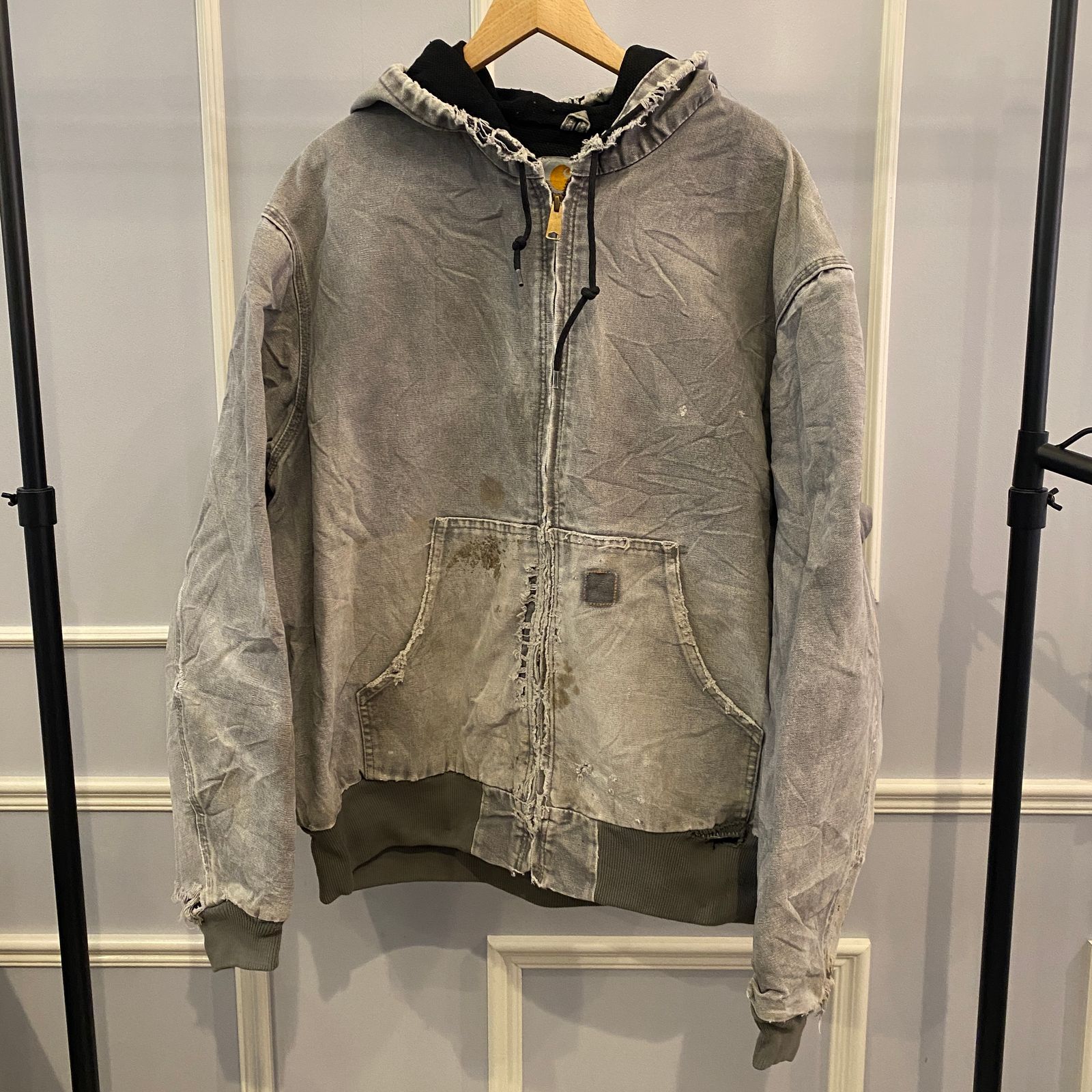 Carhartt カーハート 2XL メンズ アクティブジャケット 鬼フェード 