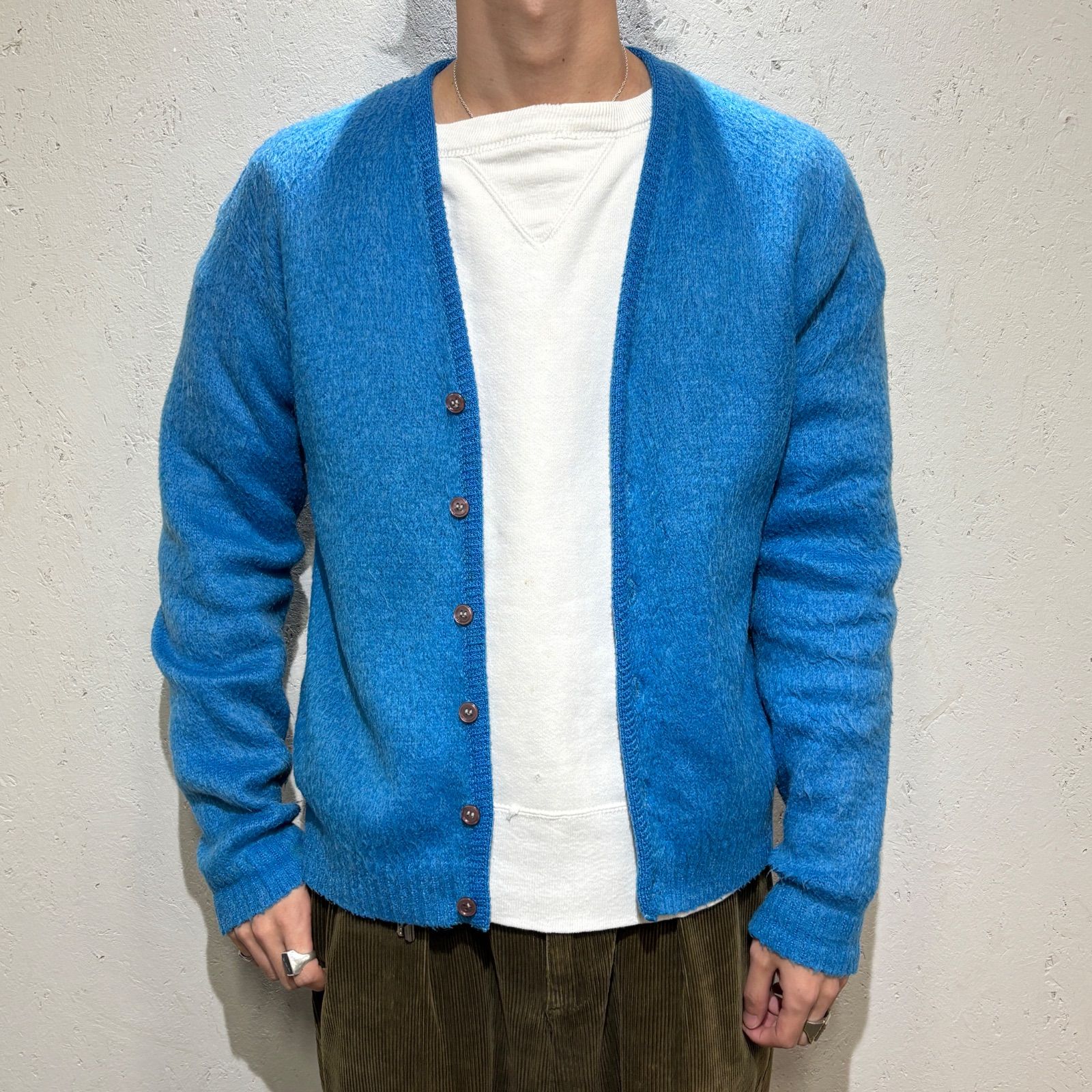 BRENT】60s Mohair Cardigan M 