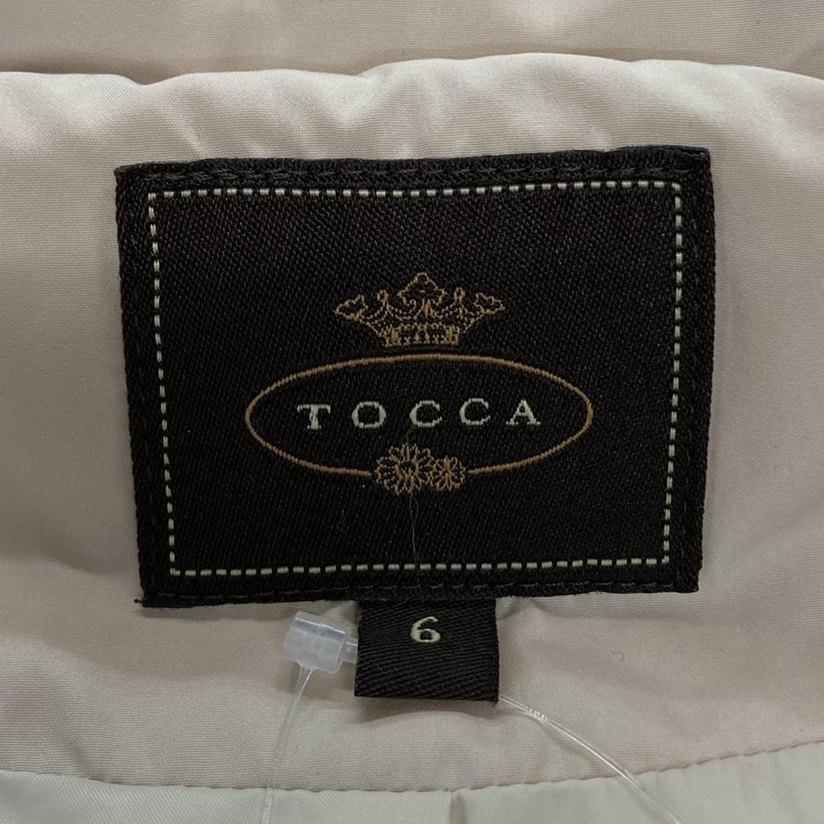 TOCCA(トッカ) コート サイズ6 M レディース美品 - ベージュ 長袖