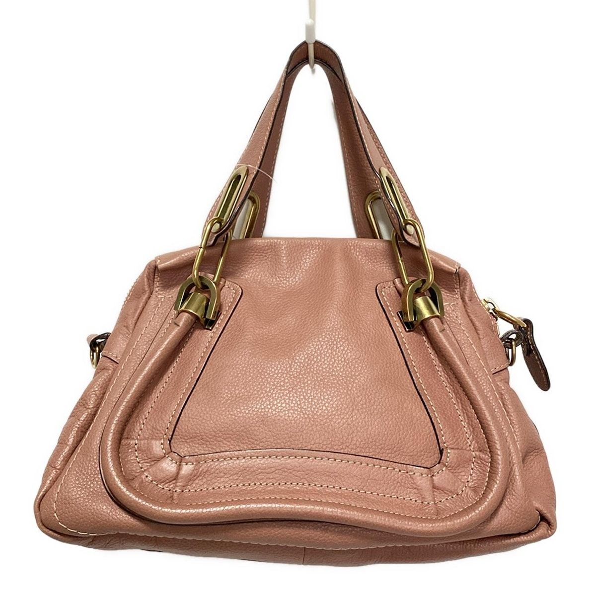 Chloe(クロエ) ハンドバッグ パラティ ピンク レザー - メルカリ