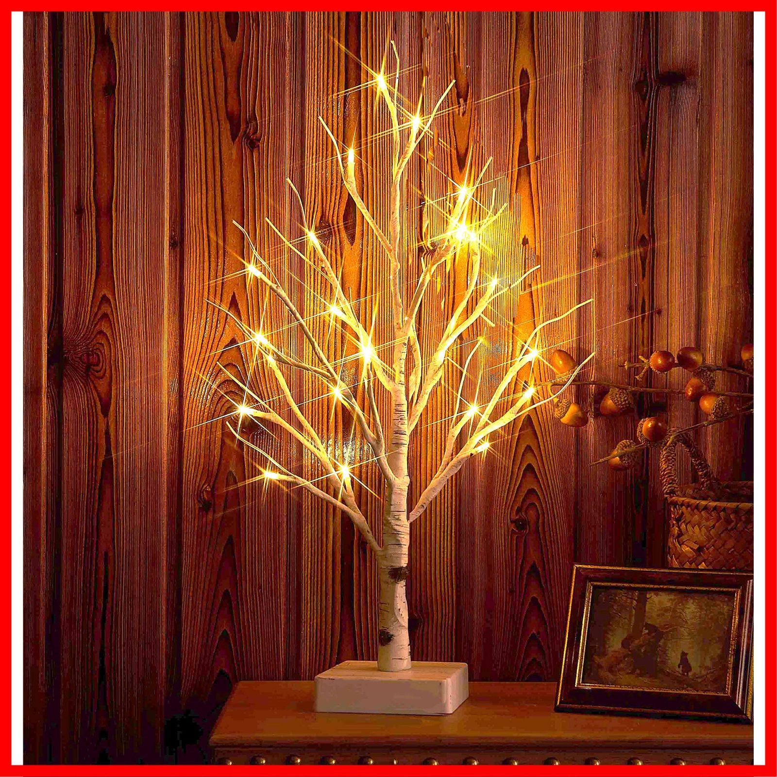 即発送】24LED 枝 ツリー 高さ45cm インテリア イルミネーション