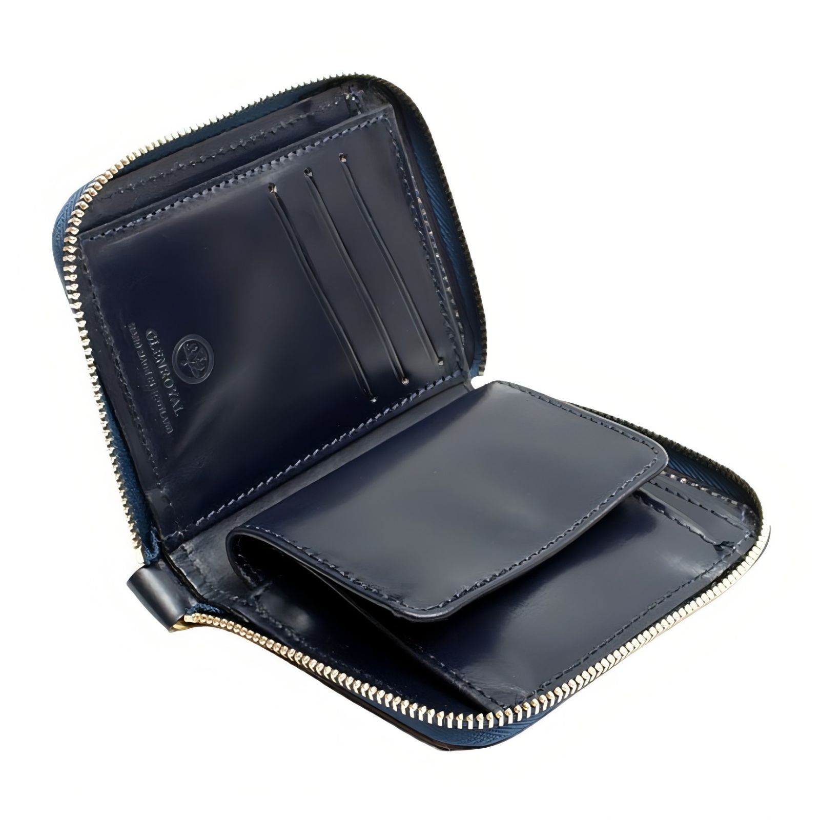 グレンロイヤル GLENROYAL 二つ折り財布 ZIP AROUND SMALL WALLET