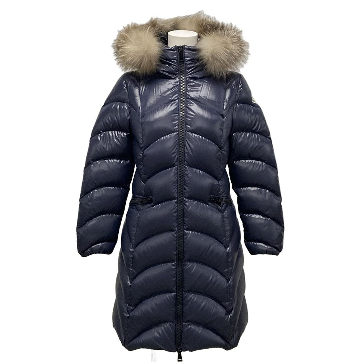 MONCLER モンクレール ALBIZIA サイズ0✨ファー付ロングダウン MONCLER(モンクレール) ダウンコート サイズ1 S レディース美品