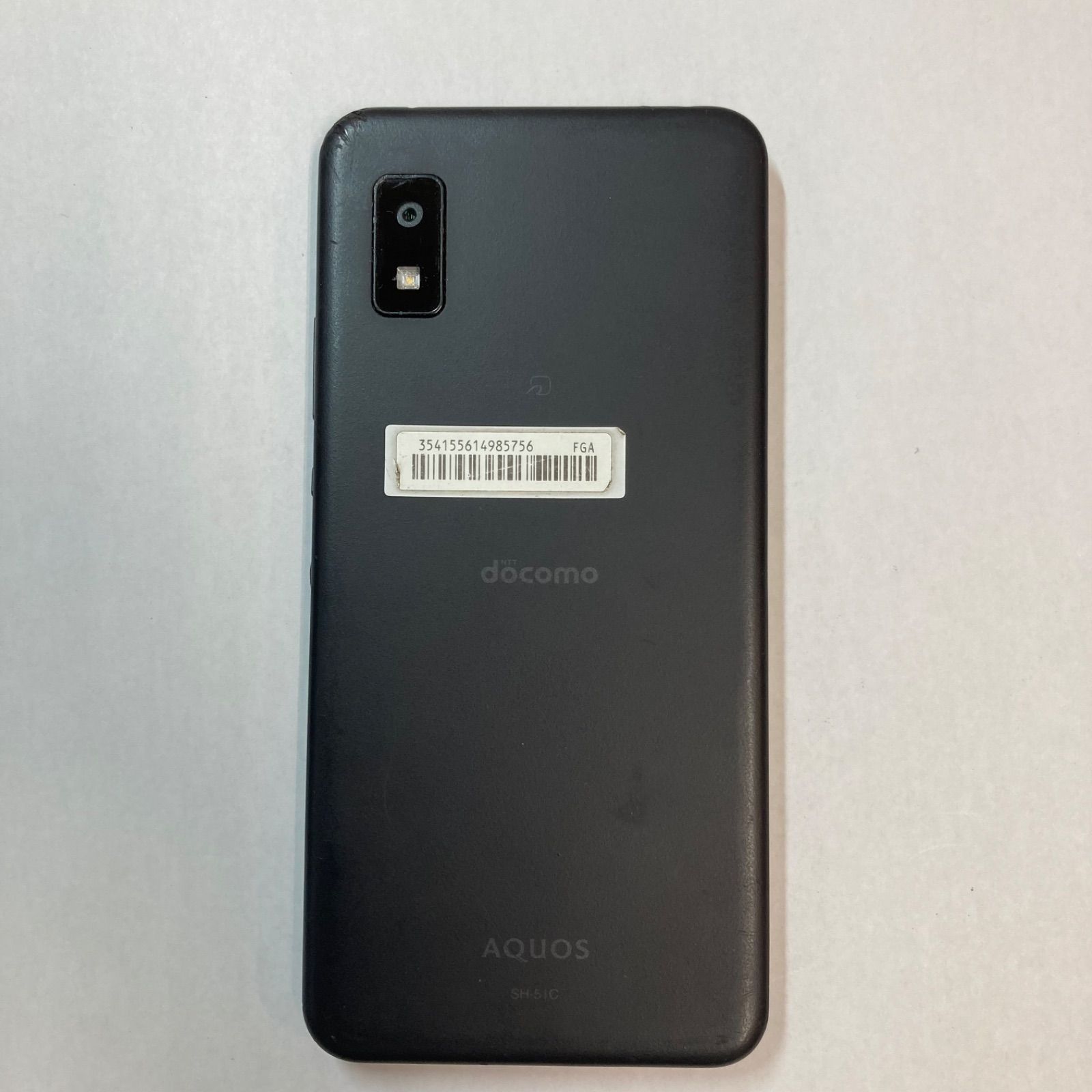 AQUOS wish2 SH-51C docomo アクオス ドコモ スマートフォン 黒 - メルカリ