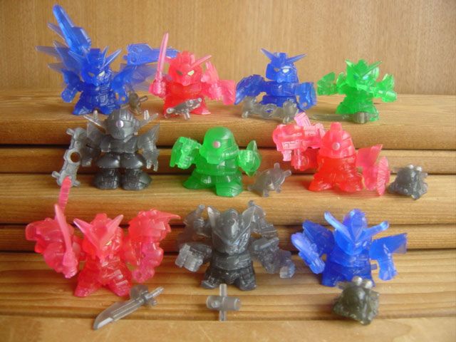 ●Eff17CZ SDガンダムフルカラーカスタムクリアスペシャル全10種 SDガンダム フルカラーカスタム クリアスペシャル2 全10種セット