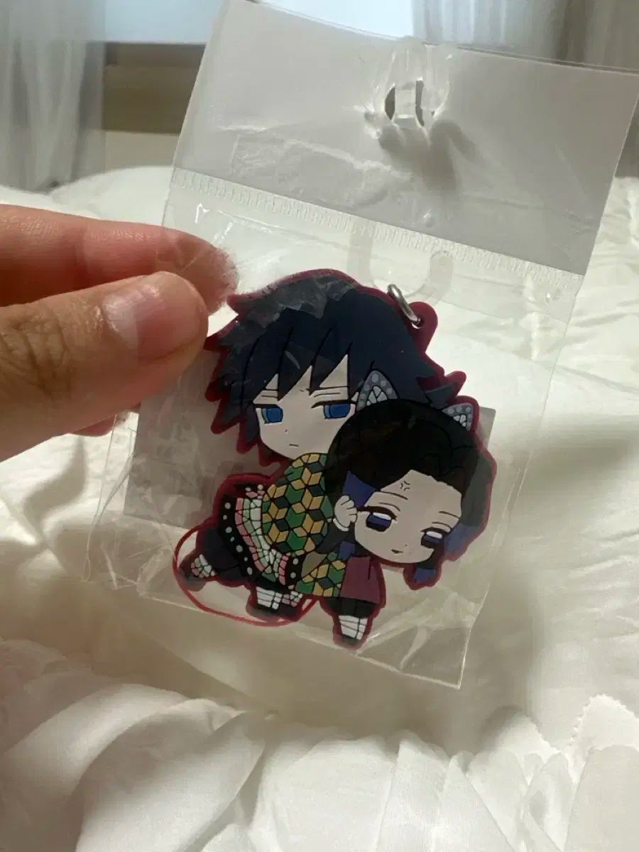 鬼滅の刃 義勇/しのぶ シリコンキーホルダー