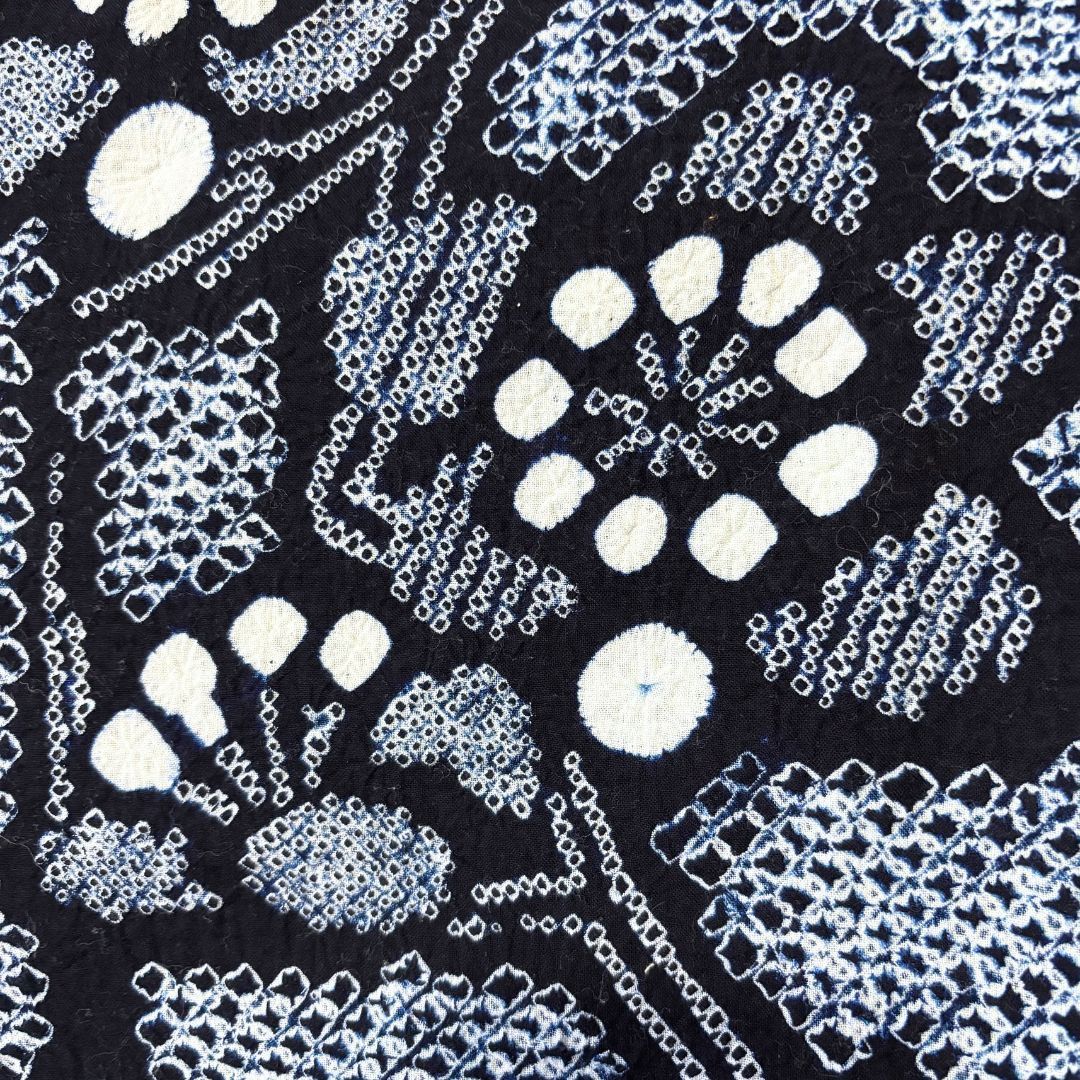 美品 絞り有松鳴海絞り 浴衣セット 身丈156cm 裄66.5cm 伝統工芸 浴衣