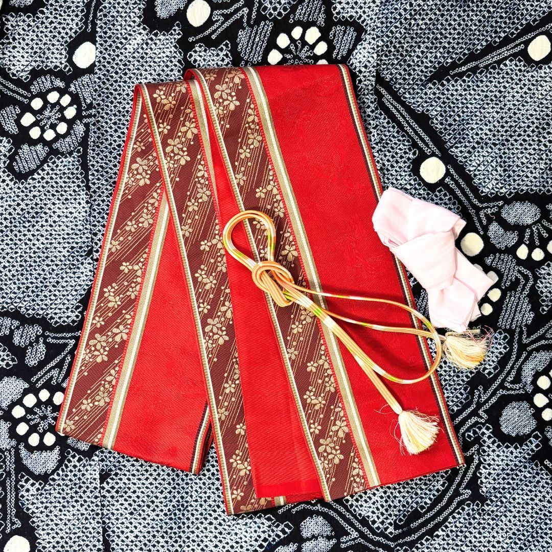 美品 絞り有松鳴海絞り 浴衣セット 身丈156cm 裄66.5cm 伝統工芸 浴衣