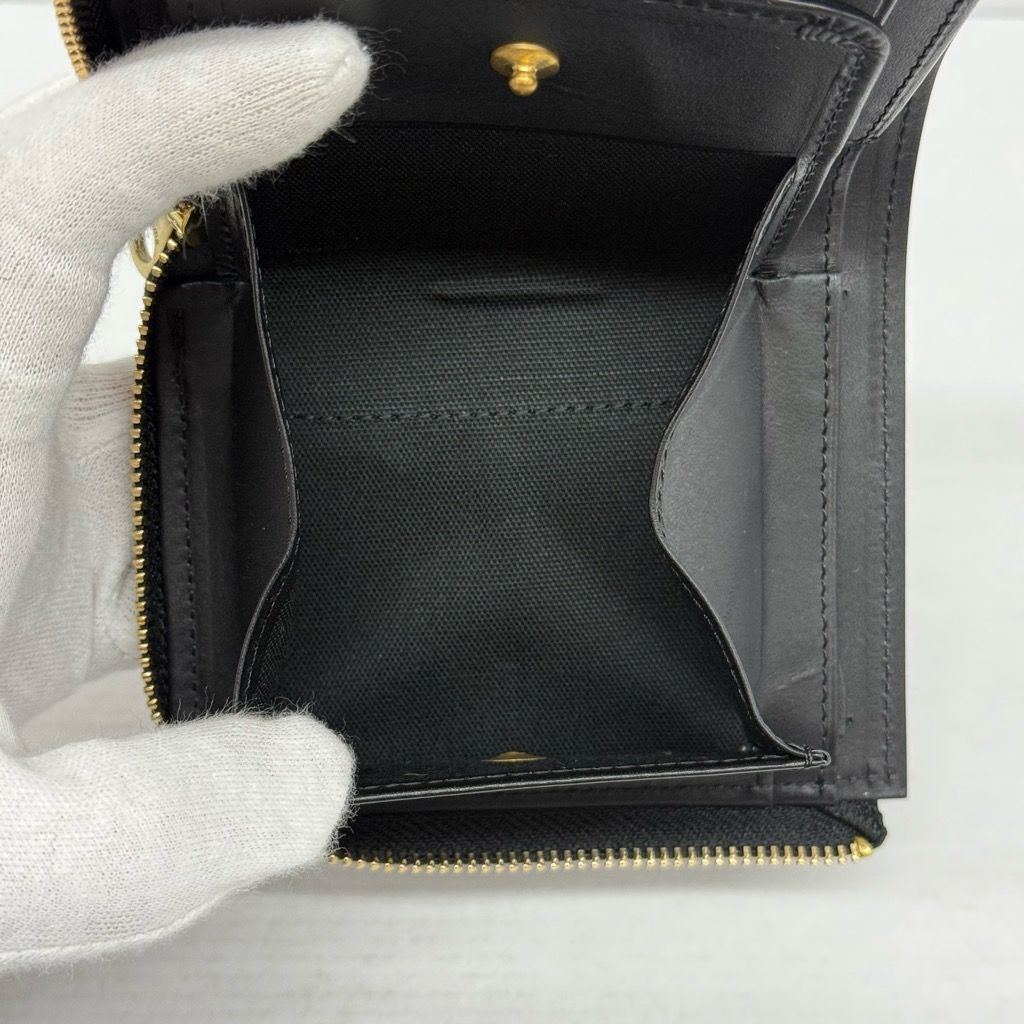 lemma CURVA クルバ ショートL字ウォレット ブラック 未使用 Lemma CURVA L字ファスナー プエブロ ブラック レンマ クルバ