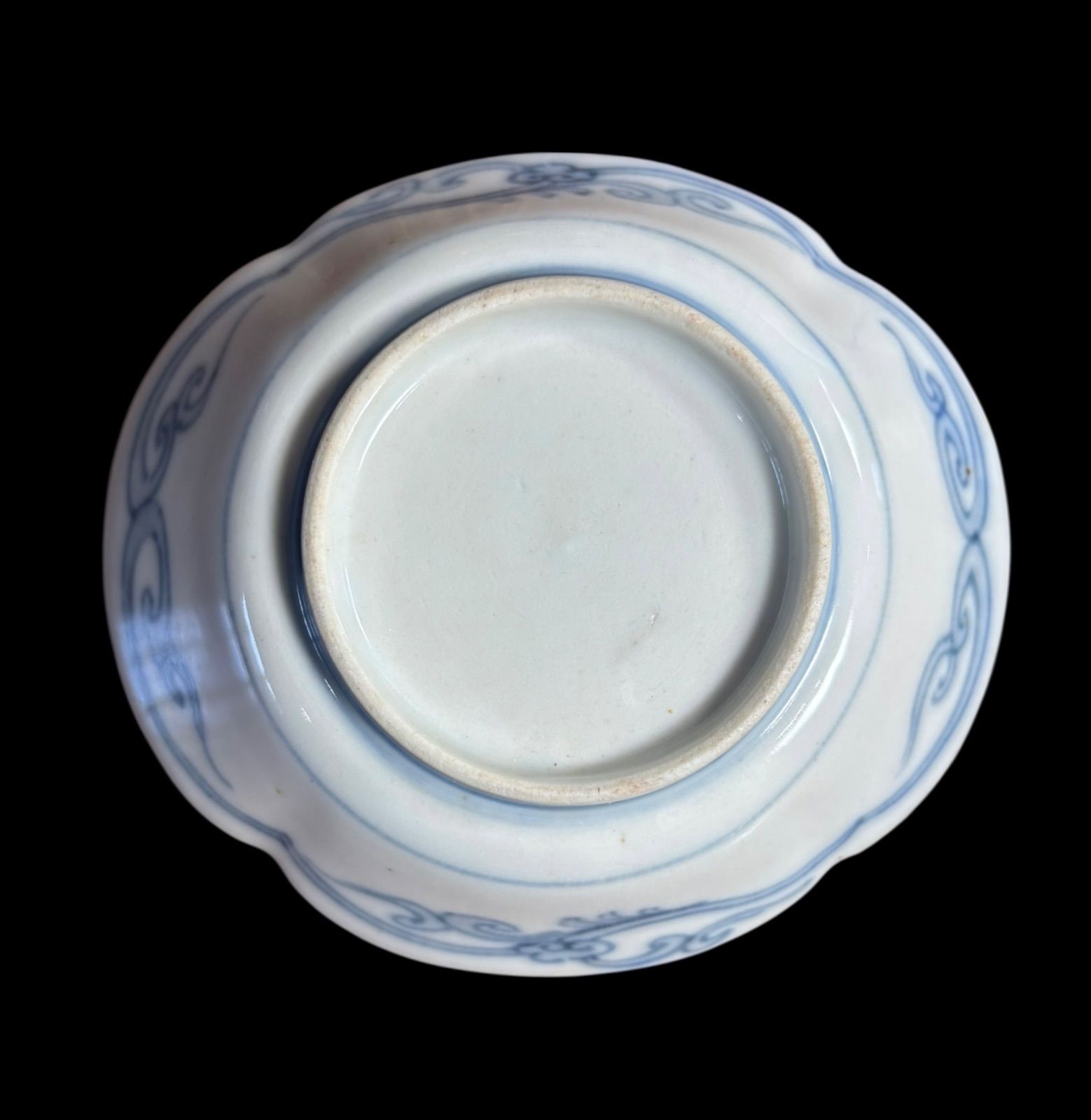 5客セット】古伊万里 金彩 小皿 龍風景文図 色絵 向付 銘々皿 時代物