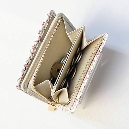 浅草文庫] 友禅染 二つ折り 財布 L字ファスナー オリエント 柄 江戸