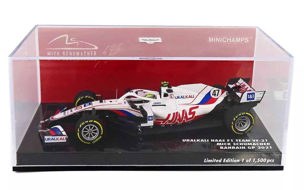 中古】ミニカー 1/43 ウラルカリハースF1チーム VF-21 ミック