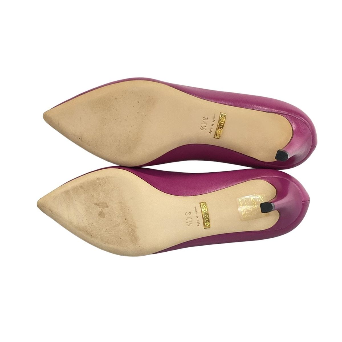 Gucci ピンク　パンプス　36 花柄 フローラル ヒール GUCCI グッチ レディース パンプス サイズ：EU36(22.5cm位)（パンプス