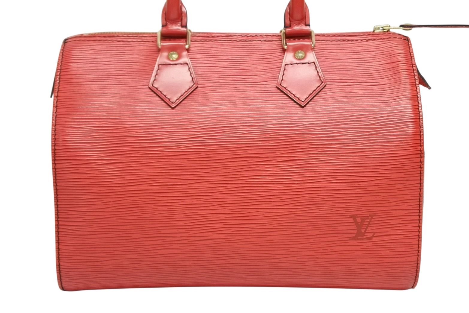 LOUIS VUITTON ルイヴィトン スピーディ25 ハンドバッグ エピレザー M 43017 カスティリアンレッド 4 b 008583