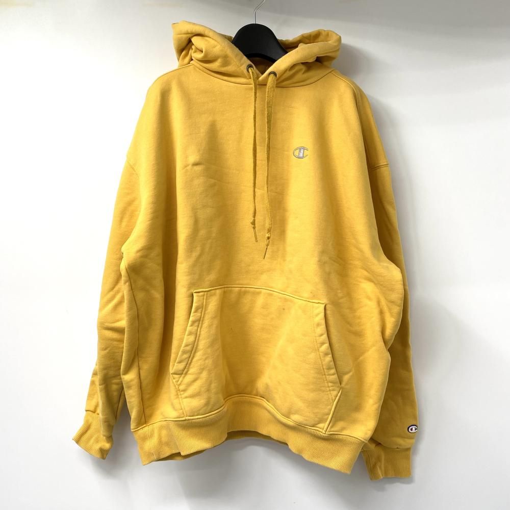 【中古】00s Champion SUPER HOODIE イエロー サイズ3XL 196062404709 パーカー チャンピオン[17][240017736257] 中古】00s Champion SUPER HOODIE イエロー サイズ3XL 196062404709