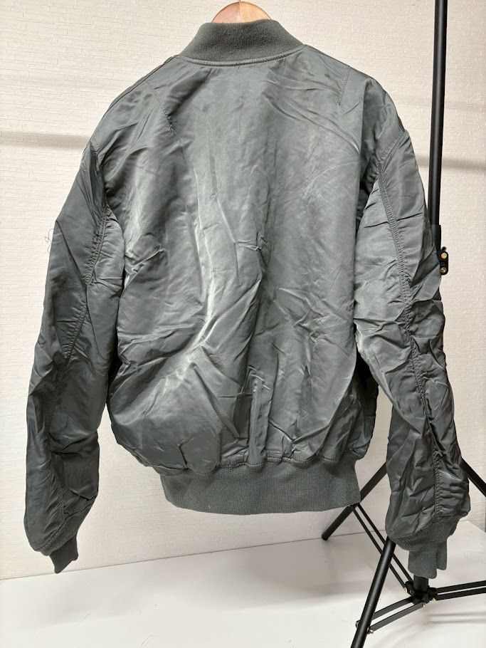 Alpha Industries MA-1 フライトジャケット セージ 2XL オレンジ