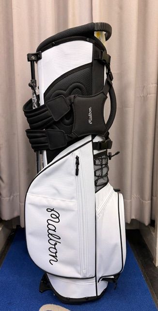 Cb【新品未使用品】マルボンゴルフ キャディバッグ MALBON WALKING BAG