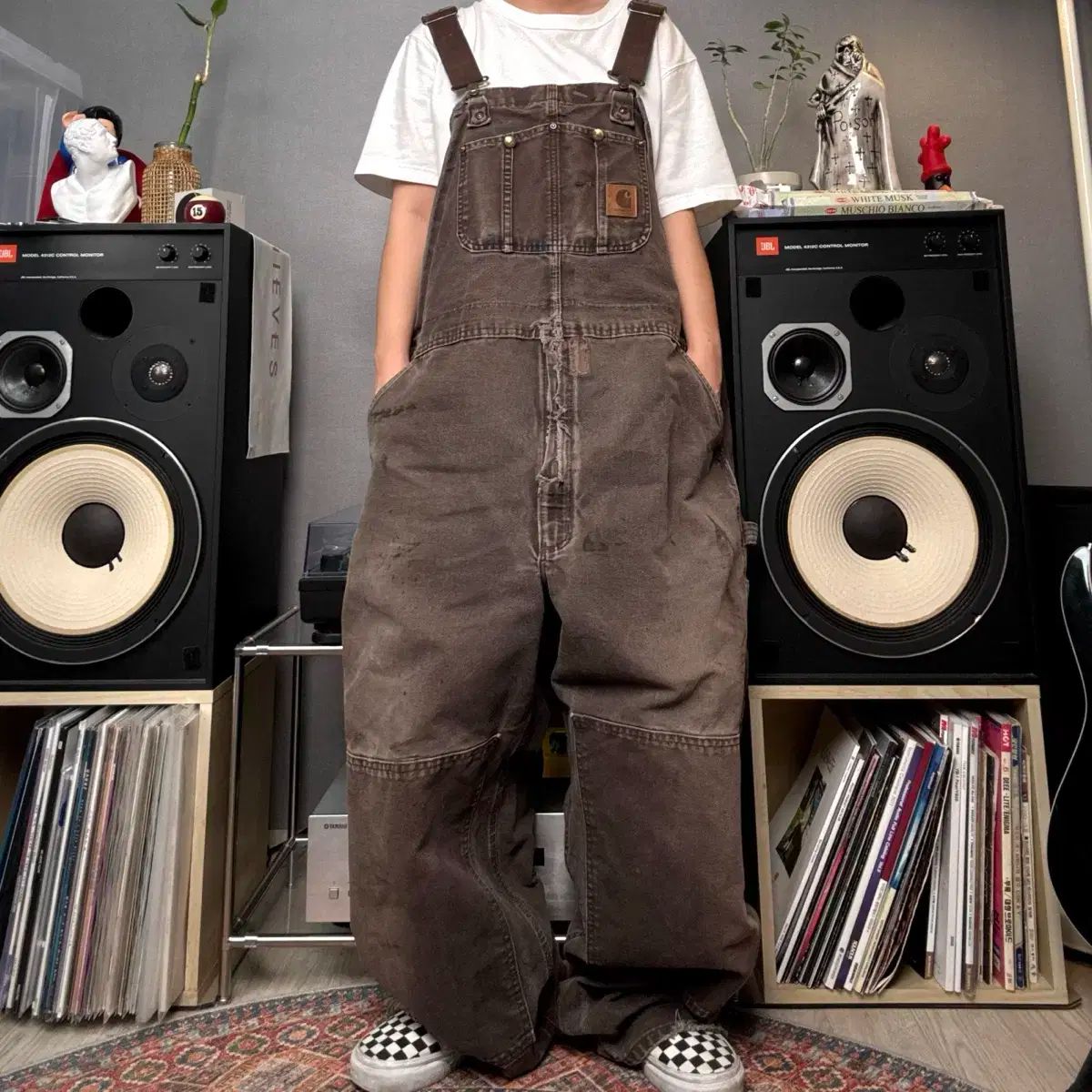 Carhartt カーハート ダブルニー オーバーオール - メルカリ