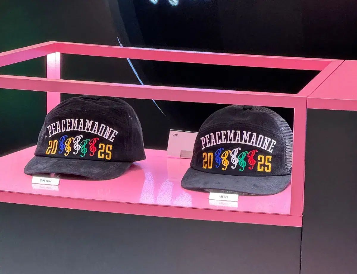GDRAGON peacemamaone 韓国 popup限定キャップ コットン G-DRAGON