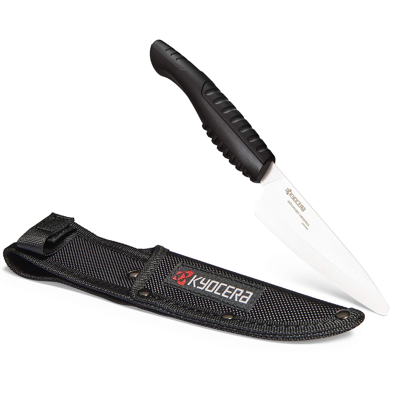 京セラ 包丁 ファイン セラミック キッチンナイフ 10.5cm 無料研ぎ直し券付 Kyocera CKT-105 WH-BK