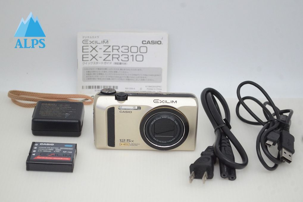 良品 CASIO カシオ HIGH SPEED EXILIM EX-ZR300 コンパクトデジタル